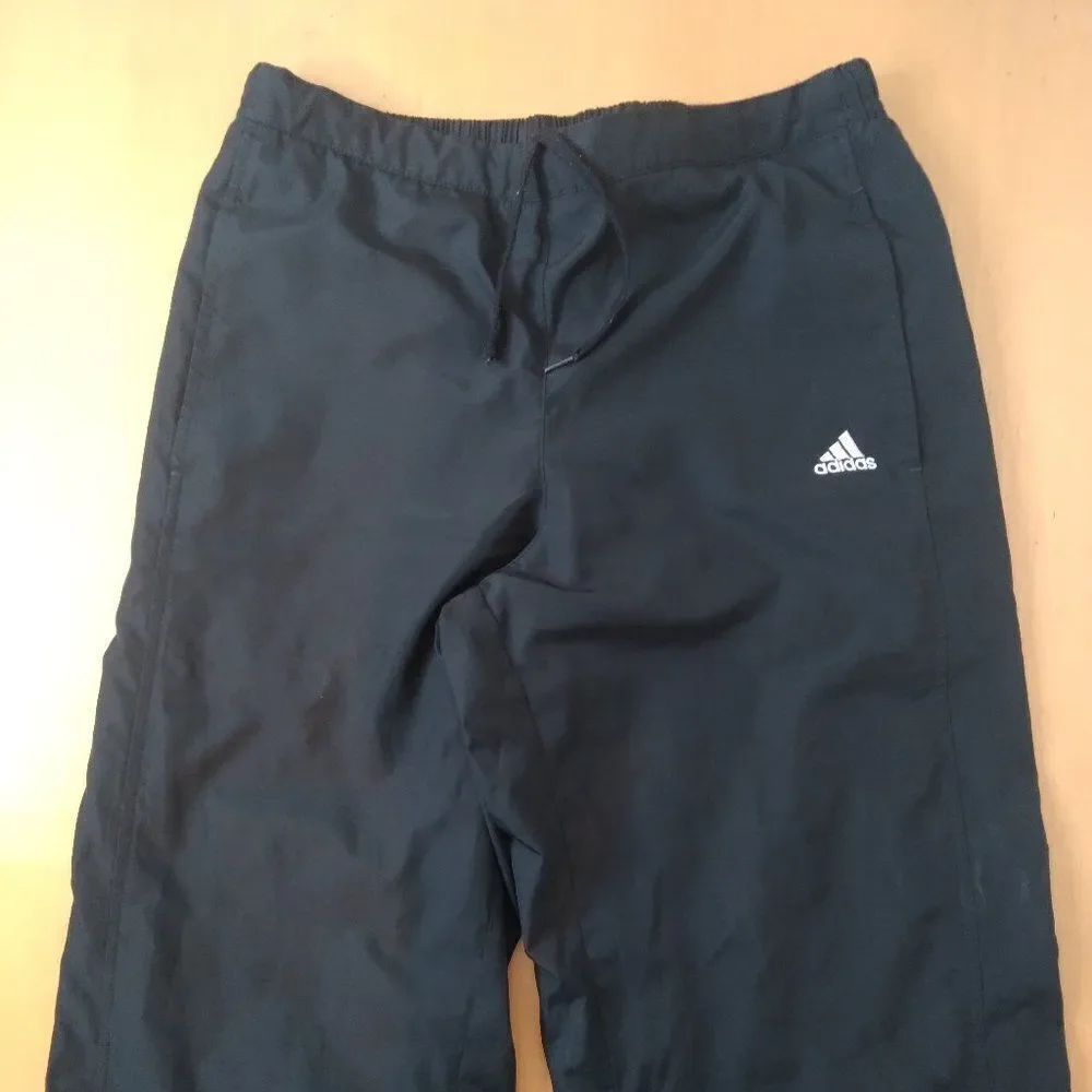 Adidas 3 Stripe Mesh Lined Wind Pants Jogger Trainers